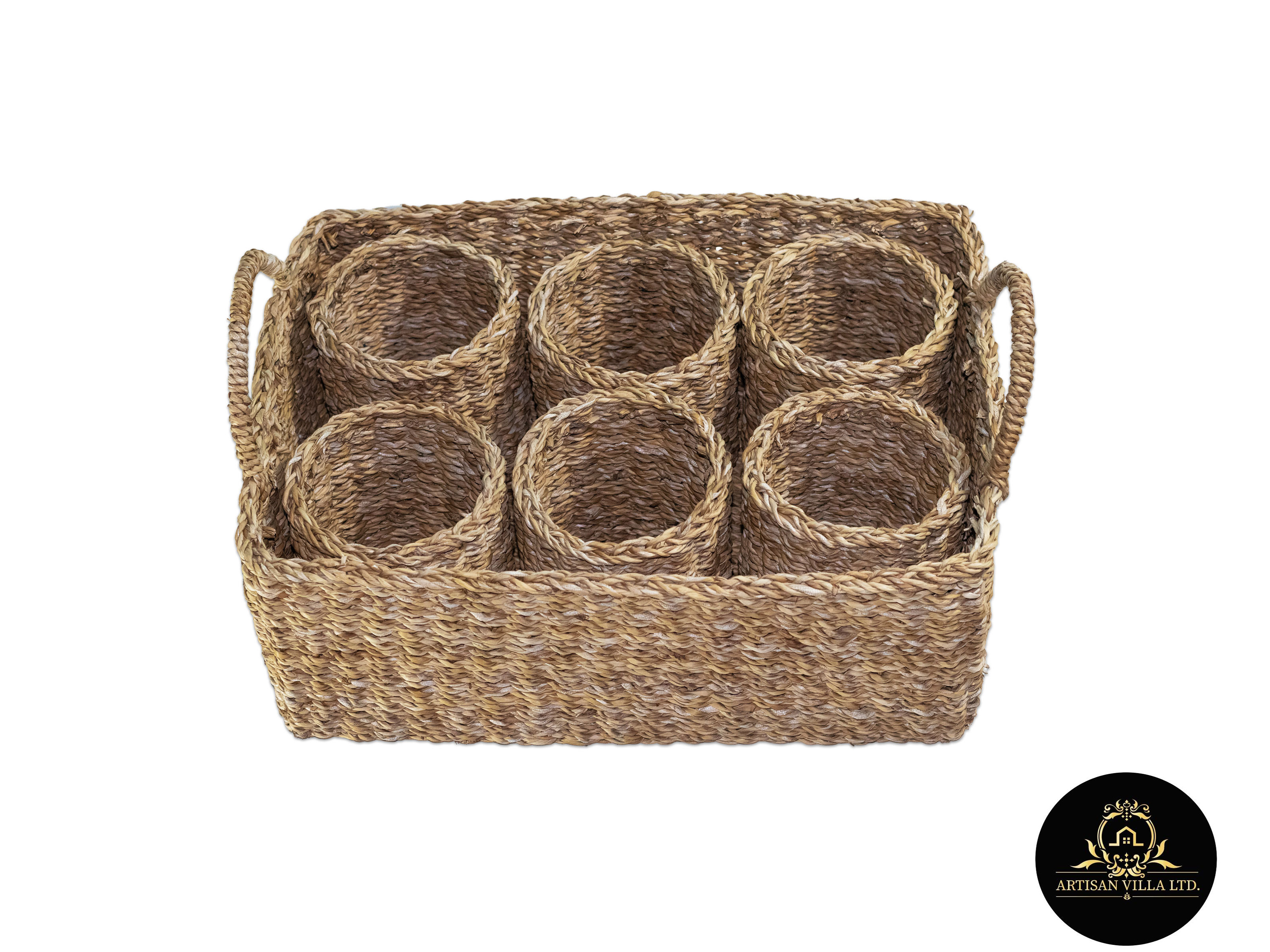 Seagrass Square Basket Set